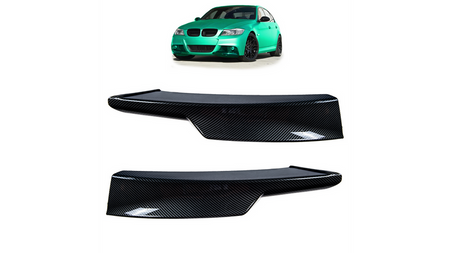 Dokładka przedniego zderzaka Carbon Look BMW 3 E90 E91 Facelift 2008-2011