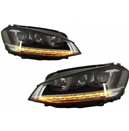 LAMPY PRZEDNIE DO VW GOLF VII 13-17 U-STYLE LED
