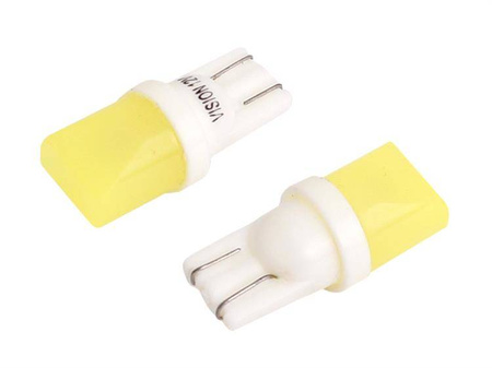 Żarówka VISION W5W (T10) 12V 1x COB LED, biała, 2 szt.