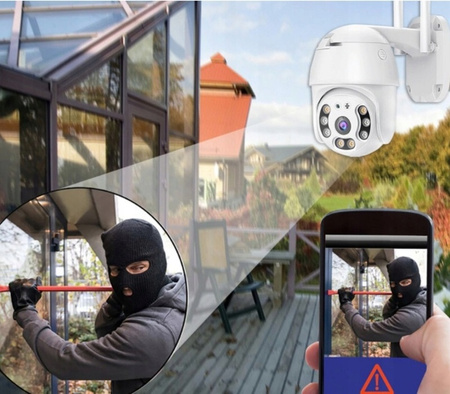 KAMERA IP OBROTOWA FULL HD WIFI ZEWNĘTRZNA 5MP 64GB