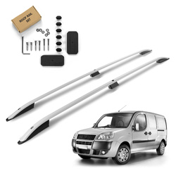 Relingi dachowe Fiat Doblo I 223 L2 | Maxi 2001-2010 Srebrny LONG