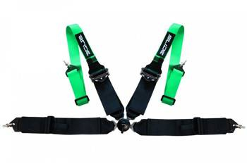 Pasy sportowe SLIDE Quick 4p 2"+3" Green-Black