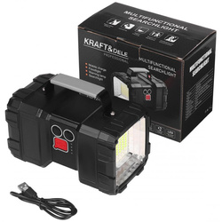 Latarka LED akumulatorowa Powerbank KD1249