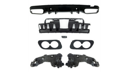 Tylny dyfuzor Black MERCEDES C-Class W205 S205