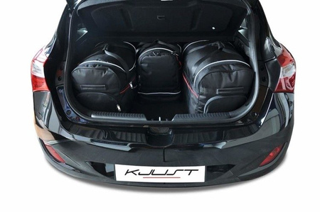 HYUNDAI i30 HATCHBACK 2012-2016 TORBY DO BAGAŻNIKA 4 SZT