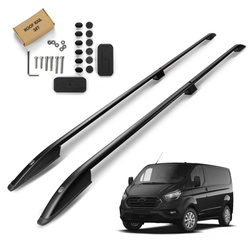 Relingi dachowe Ford Transit Custom I V362 | FY/FZ/F3 L2 | LWB 2012-2023 Czarny LONG