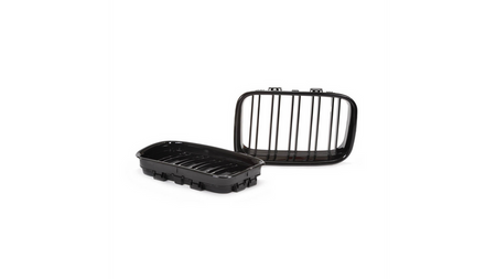 Grill sportowy podwójne żeberka Gloss Black BMW 3 E36 Compact Facelift 1991-1996