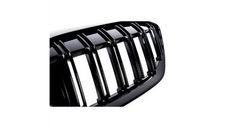 Grill sportowy podwójne żeberka Gloss Black  BMW 3 (G20) Sedan (G21) Touring przed liftem 2019-2022