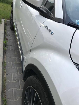 Ozdobne listwy drzwi chromowane dla modelu TOYOTA CH-R 2016+