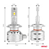 Żarówki samochodowe LED seria X2 H7 6500K Canbus AMIO-02973