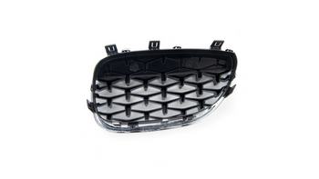 Grill sportowy Gloss Black & Chrome BMW 5 E60 E61 2003-2010
