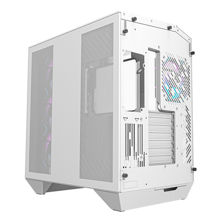 Obudowa komputerowa Darkflash DY470 (biała) + 4 wentylatory + uchwyt GPU