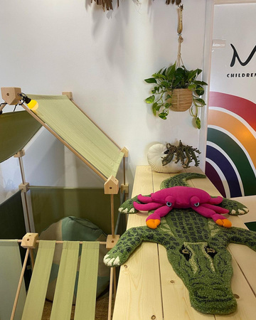 Drewniane klocki konstrukcyjne Maxi Trigonos Family Arbaro - 79 el.