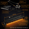 LED BAR Zestaw lamp oświetlenie LED w grill do FORD RANGER IV 2022-