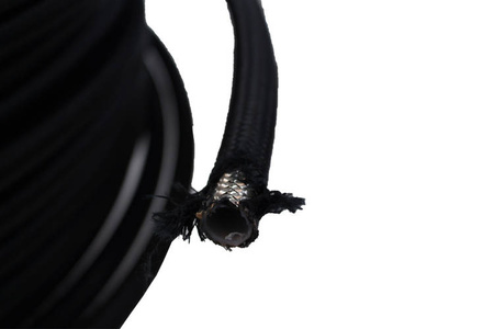 Przewód AN10 14mm teflonowy PTFE w podwójnym oplocie