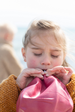 Piłka Scrunch - Pudrowy Róż