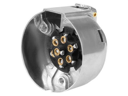 Gniazdo przyczepy 7 PIN, aluminiowe