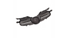 Grill sportowy Chrome & Black MERCEDES SLK R170 1996-2004