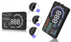 Wyświetlacz projektor LED LCD HUD OBD2 5.5 ZEGARY