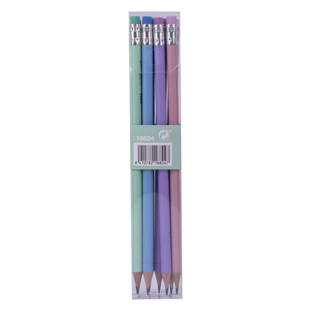 Zestaw ołówków z gumką Nordik Collection Apli Kids - 8 sztuk
