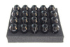 Nakrętki JBR 50mm M12 x1.25 BLACK