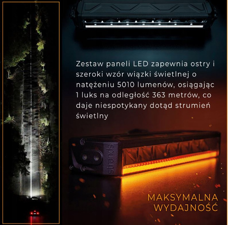 LED BAR Zestaw lamp oświetlenie LED w grill do VW TRANSPORTER T6 2015-2019