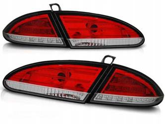 Lampy tylne diodowe nowe SEAT LEON 05-09 RED WHITE LED