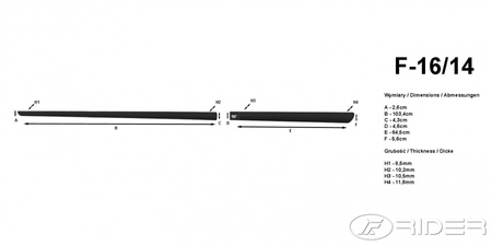 Honda Civic 06-11 HB listwy boczne
