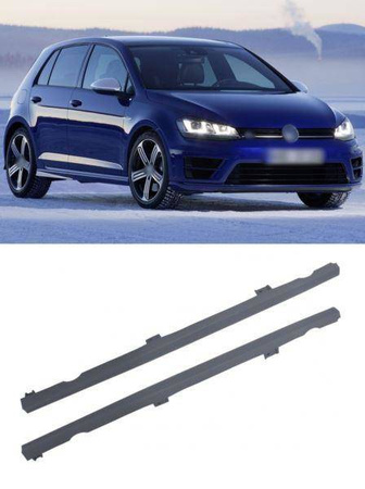 SPOILERY PROGOWE VW GOLF 7 12-17 3D R20-Optik