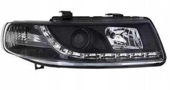 Reflektory lampy przednie Seat Toledo BLACK DAYLIG