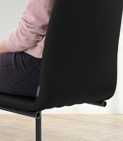 KRZESŁO CARDIN TAPICEROWANE EKOSKÓRA NOWOCZESNY DESIGN SALON JADALNIA KUCHNIA