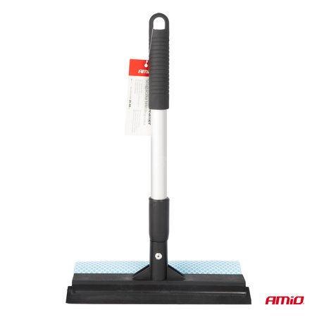 Myjka do szyb okien luster + ściągaczka do wody teleskopowa aluminiowa 35/48 cm AMIO-03853