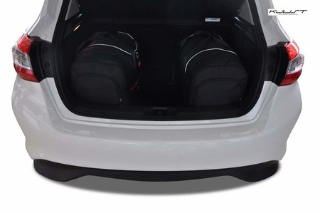 NISSAN PULSAR 2014-2018 TORBY DO BAGAŻNIKA 4 SZT