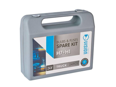 Zasobnik VISION H7 24V 70W + H1 24V 70W+ 22 elementy