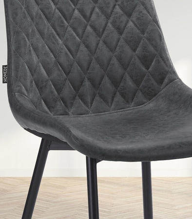 KRZESŁO SHARONTI NOWOCZESNY DESIGN PIKOWANE TAPICEROWANE WELUR SALON BIURO