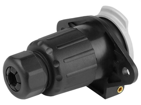 Gniazdo przyczepy 7 PIN, 24V, typ S, plastikowe