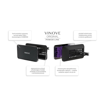 Vinove Zapach do samochodu Milano Power Line