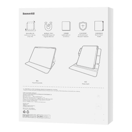 Magnetyczne Etui ochronne do Ipad Pro 11"/IPad Air4/Air5 10.9" Baseus Minimalist (niebieski)