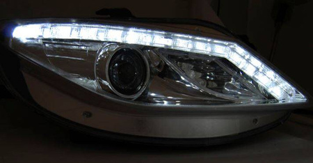 Lampy reflektory Seat Ibiza 6J 08-12 chrome LED