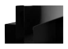 Biokominek wiszący 900x400 czarny połysk