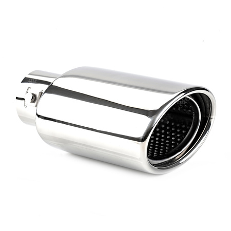 Końcówka tłumika wydechu stal nierdzewna MT 023 chrom AMIO-02355