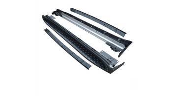 Stopnie boczne z aluminium Black MERCEDES M-Class W164 2005-2011