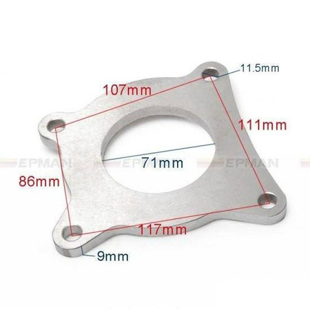 Flansza downpipe VW GTI 2.0T FSI TSI