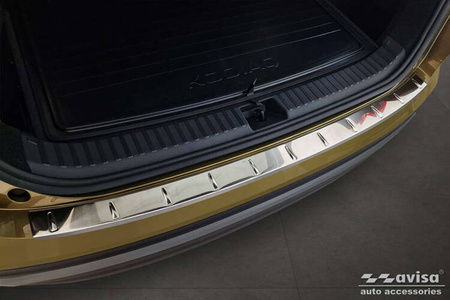 Nakładka na zderzak tylny Skoda Kodiaq 2 (Stal)
