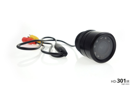 Zestaw czujników parkowania TFT02 4,3" z kamerą HD-301-IR 4 sensory czarne wewnętrzne