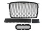 GRILL AUDI A3 8P RS-STYLE BRIGHT BLACK (05-09)