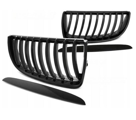 Grill nerki BMW E90/E91 05-08 Czarny połysk