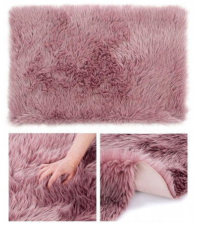 DYWAN DOKKA 75 X 120 CM PROSTOKĄTNY MIĘKKI GRUBY DO SALONU SYPIALNI