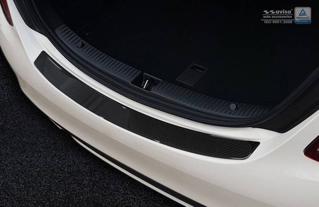 Nakładka na zderzak tylny do Mercedes klasa CLS C218 Carbon (czarny)