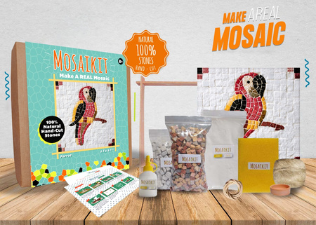Mozaika MOSAIKIT Papuga